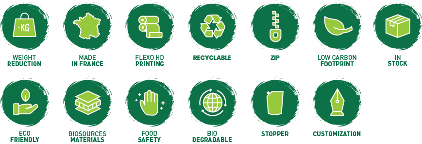 Deltasacs, a French company specialising in the manufacture of eco friendly, biodegradable, compostable and recyclable flexible packaging