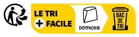 Etiquette emballage Doypack® recyclable en collection - Deltasacs France