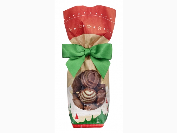 Christmas hard-bottom bag - Sapin