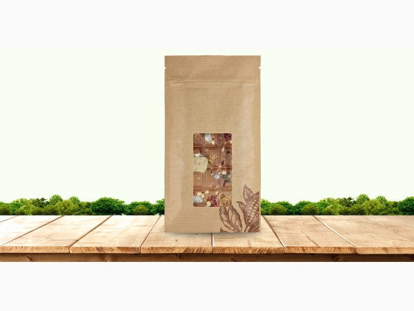 ETUI POUR TABLETTE DE CHOCOLAT - Cabosses Ecru
