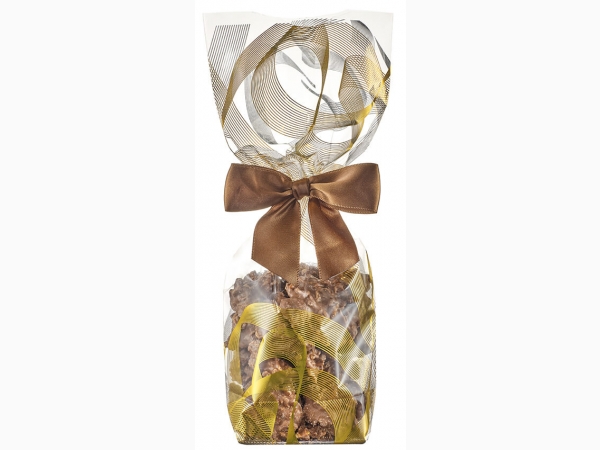 Metallic hard-bottom bag - Ribambelle Or