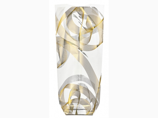 Metallic hard-bottom bag - Ribambelle Or