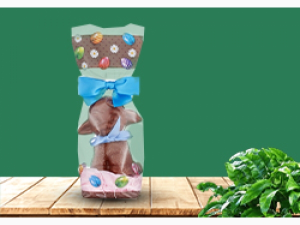 Sac fond carton Pâques - Party Eggs