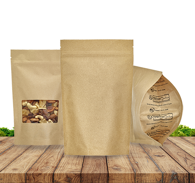 Doypack kraft recyclable collection Doypack kraft recyclable collection