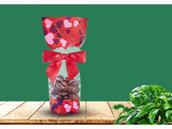 Sac fond carton Saint Valentin - Valentine