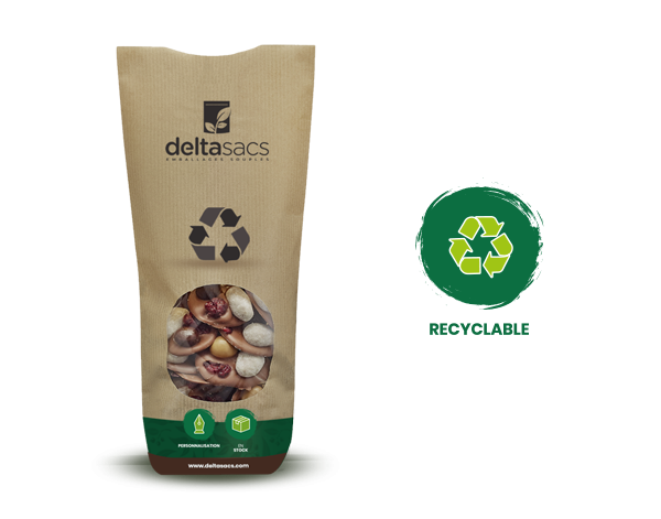 Deltasacs make eco-friendly hard-bottom bag : eco-recycable french packaging Deltasacs make eco-friendly hard-bottom bag : eco-recycable french packaging